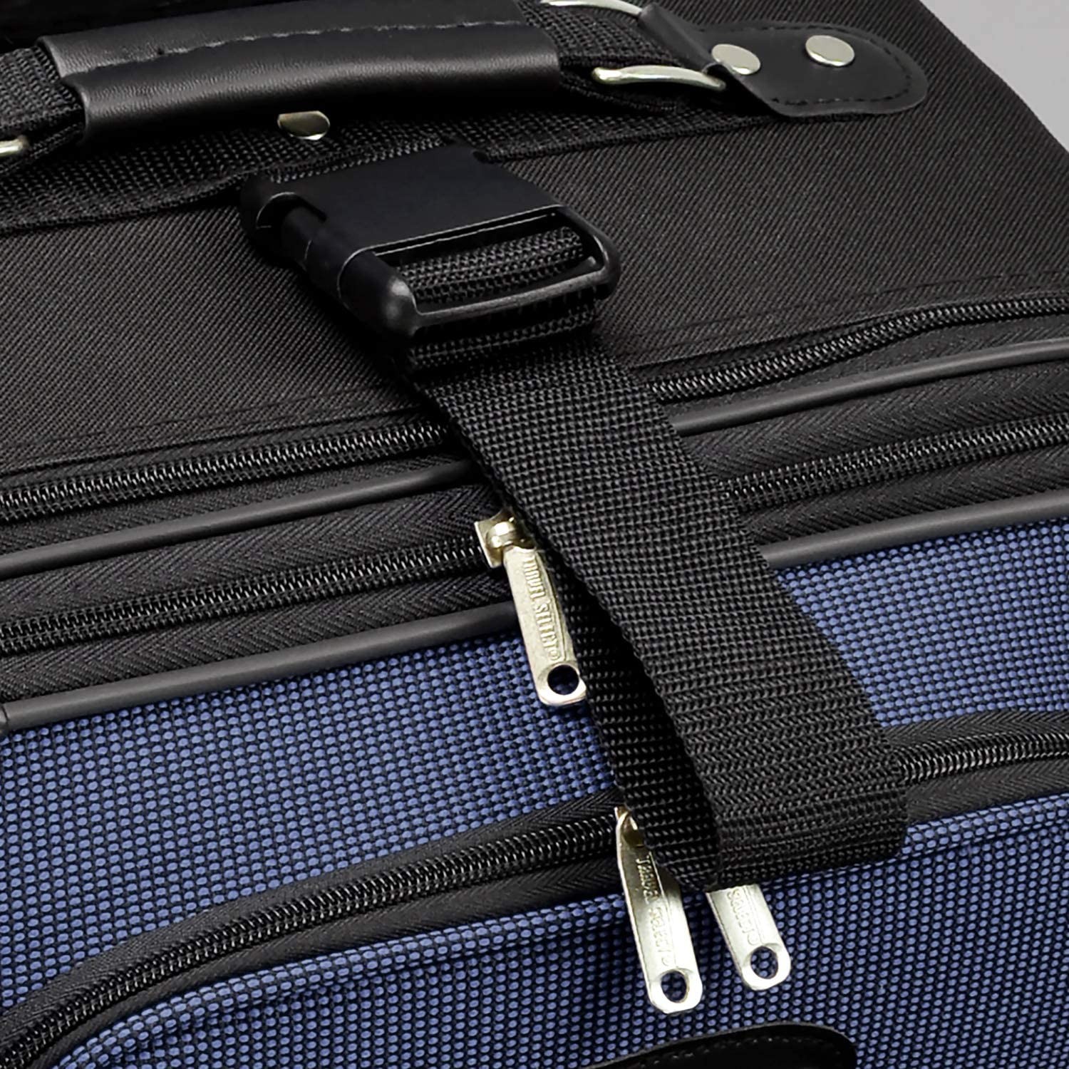 Travel Select Amsterdam Expandable Rolling Upright Luggage, Navy, Checked-Large 29-Inch