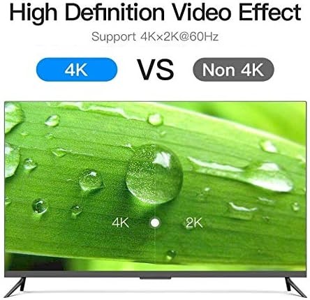 Jeirdus 50ft AOC HDMI Fiber Optic Cable Ultra HDR HDMI2.0b 18 Gbps,Support 4K60HZ ARC HDR10 HDCP2.2, Dolby Vision, Light Speed Slim and Flexible