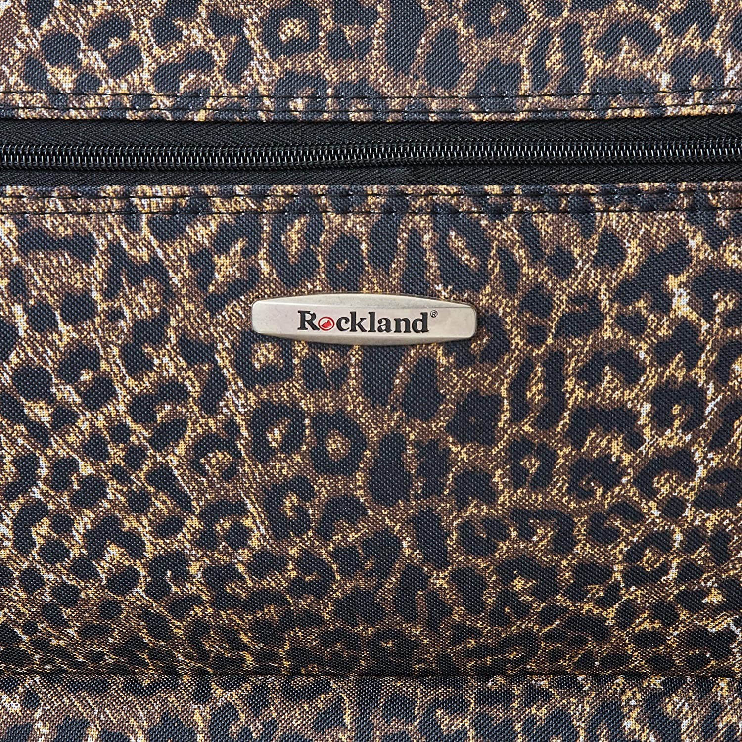 Rockland Jungle Softside Upright Luggage Set, Leopard, 4-Piece (14/29/24/28)