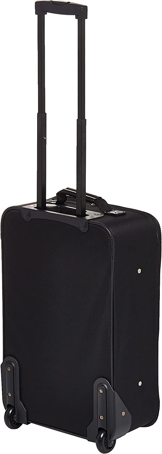 American Tourister Fieldbrook XLT Softside Upright Luggage, Black, 4-Piece Set (BB/DF/21/25)