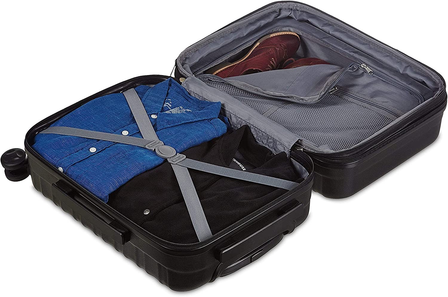 Amazon Basics 21-Inch Hardside Spinner, Black