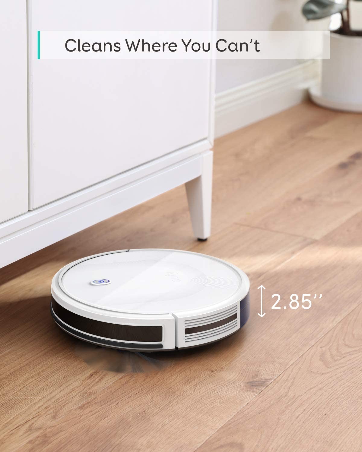 eufy by Anker, BoostIQ RoboVac 11S MAX, Robot Vacuum Cleaner, Super-Thin, 2000Pa Super-Strong Suction, Quiet, Self-Charging Robotic Vacuum Cleaner, Cleans Hard Floors to Medium-Pile Carpets, White