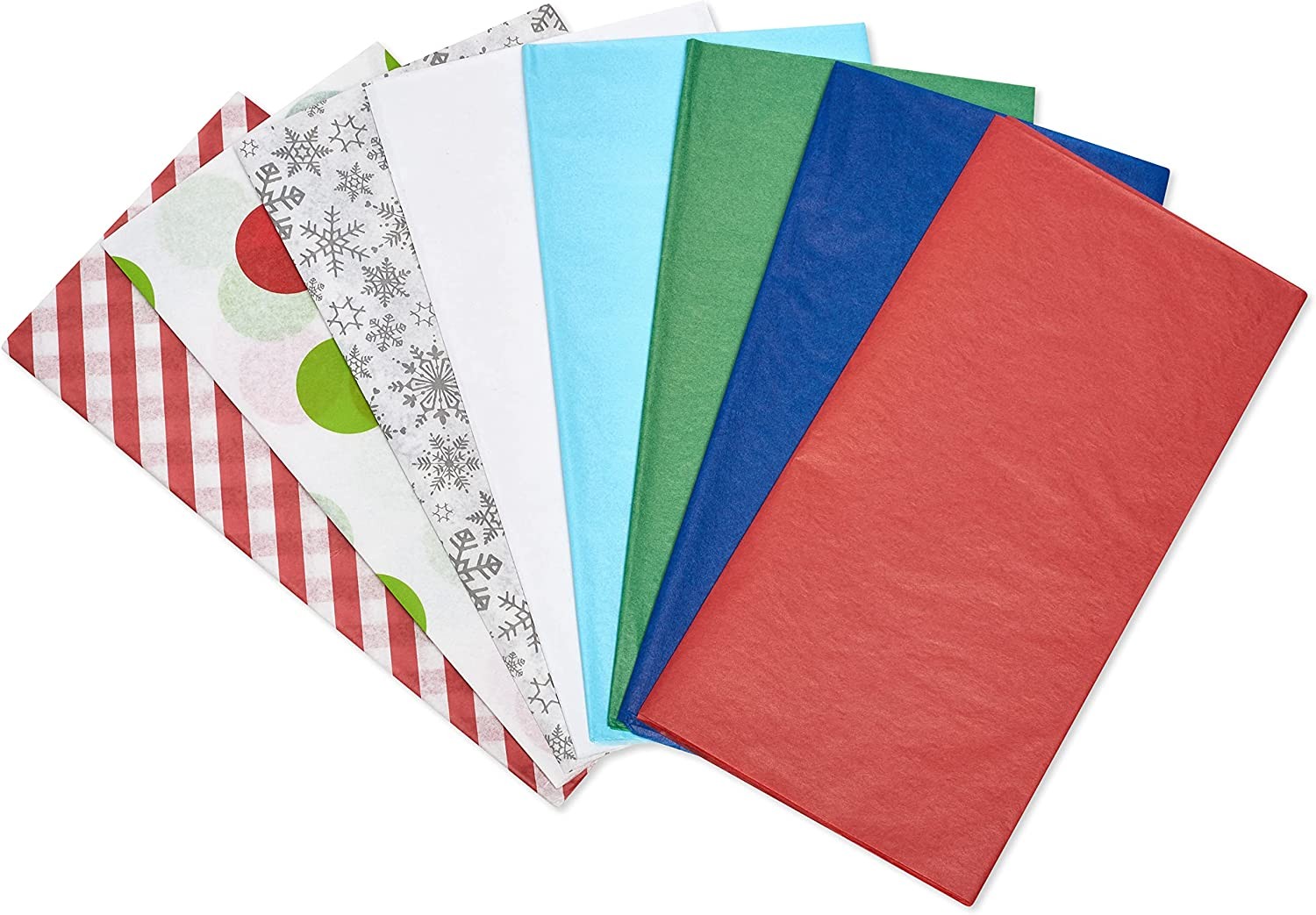American Greetings Bulk Christmas Tissue Paper, Winter Assortment (200-Sheets)