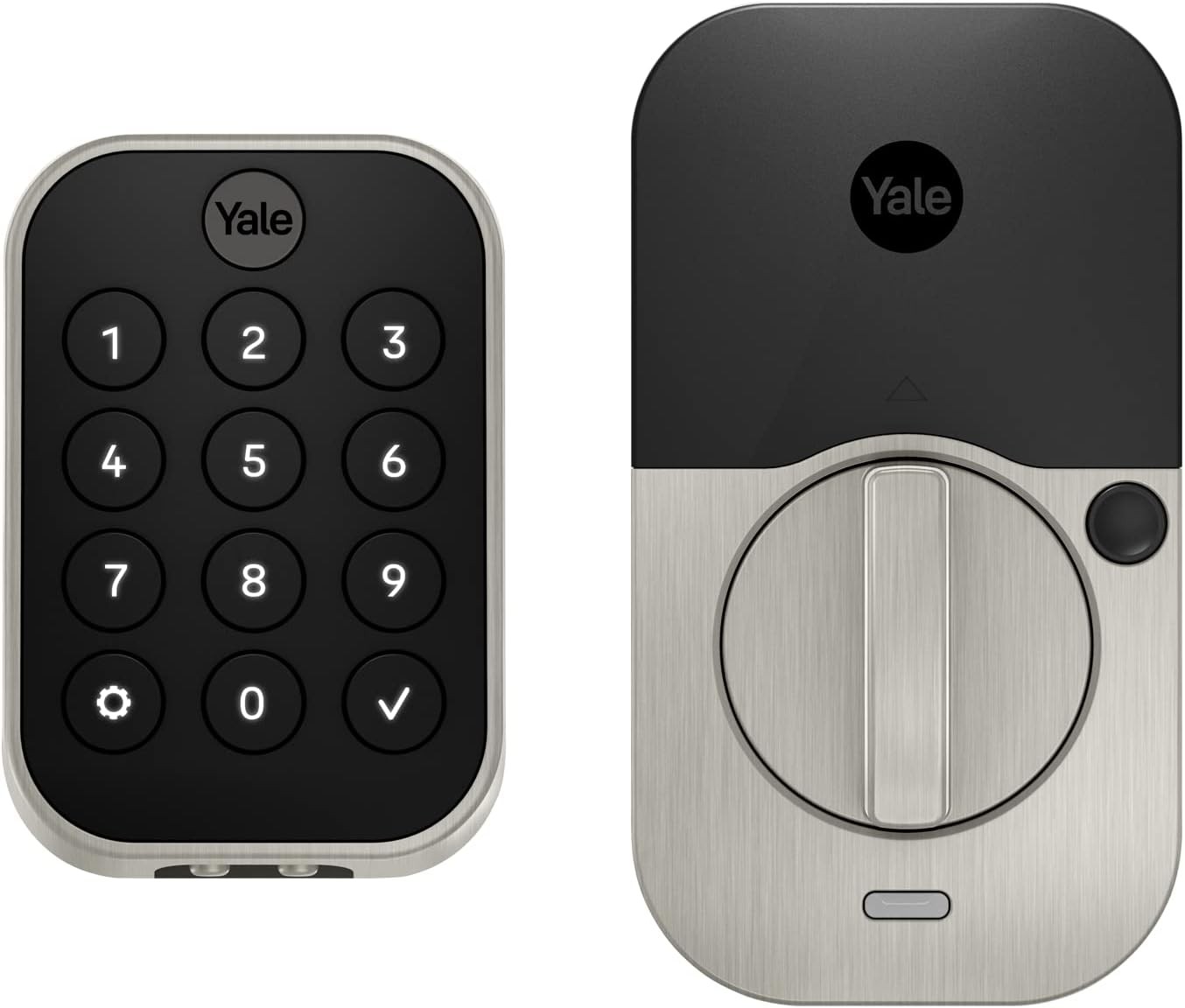Yale Assure Lock 2, Key-Free Keypad Lock with Z-Wave, Satin Nickel