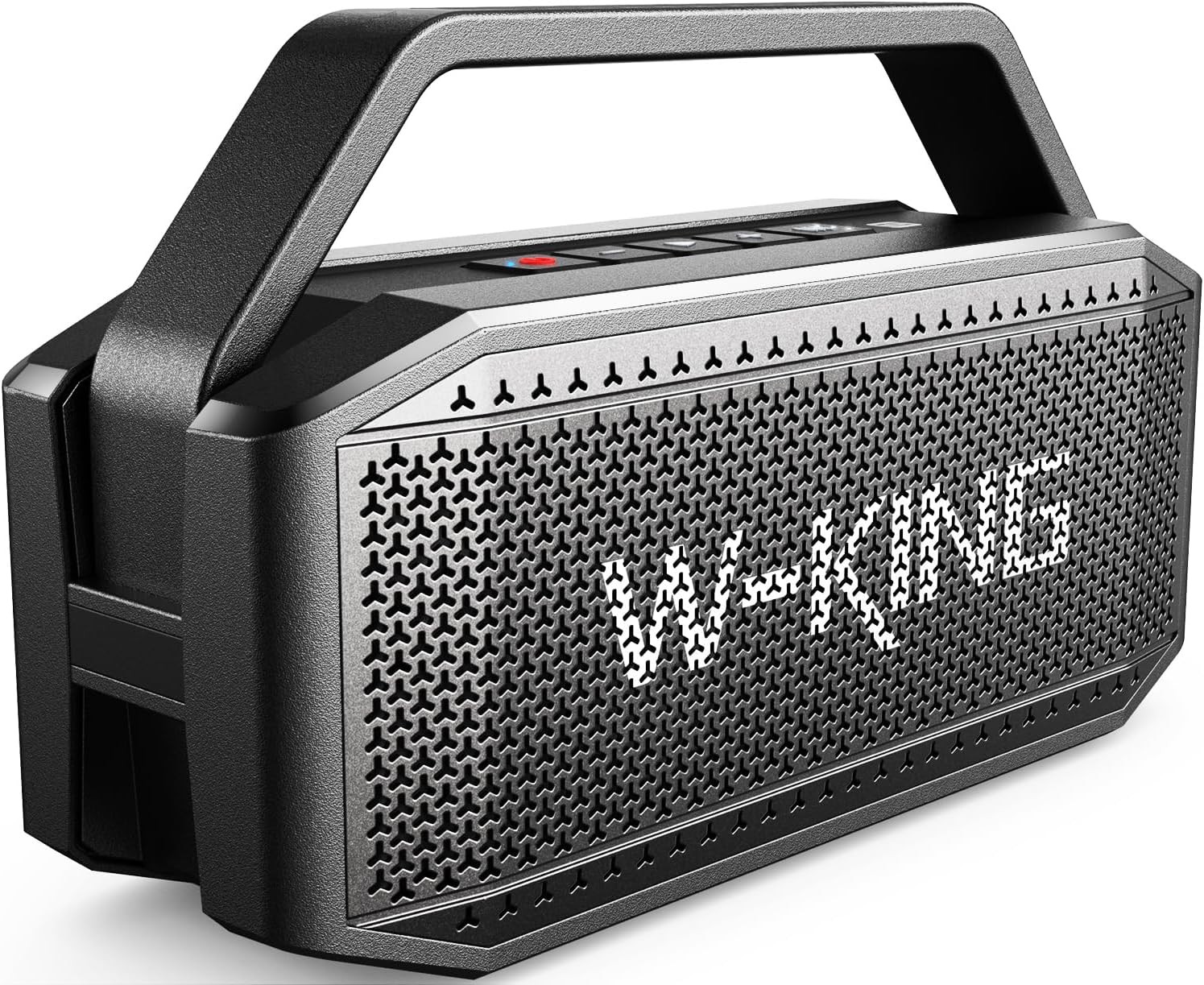 W-KING Portable Loud Bluetooth Speakers with Subwoofer, 60W(80W Peak)Waterproof Bluetooth Speaker Wireless, Deep Bass/Pairing/40H/Power Bank/TF/AUX/EQ, Large Outdoor Speaker for Halloween Party, Home
