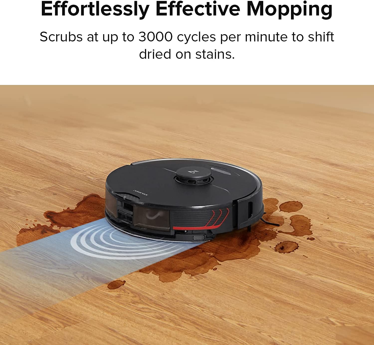roborock S7 MaxV Robot Vacuum and Sonic Mop, 5100Pa Suction, 3D Structured Light Obstacle Avoidance, Auto Lifting Mop, Ultrasonic Carpet Detection, Compatible with Alexa, Perfect for Pet Hair