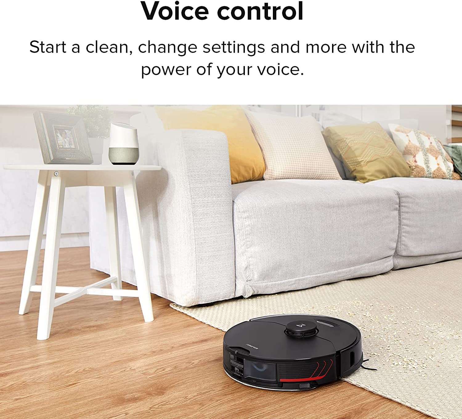 roborock S7 MaxV Robot Vacuum and Sonic Mop, 5100Pa Suction, 3D Structured Light Obstacle Avoidance, Auto Lifting Mop, Ultrasonic Carpet Detection, Compatible with Alexa, Perfect for Pet Hair