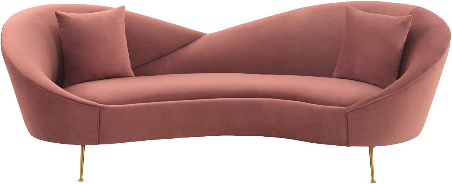 Armen Living Anabella, Sofa, Blush