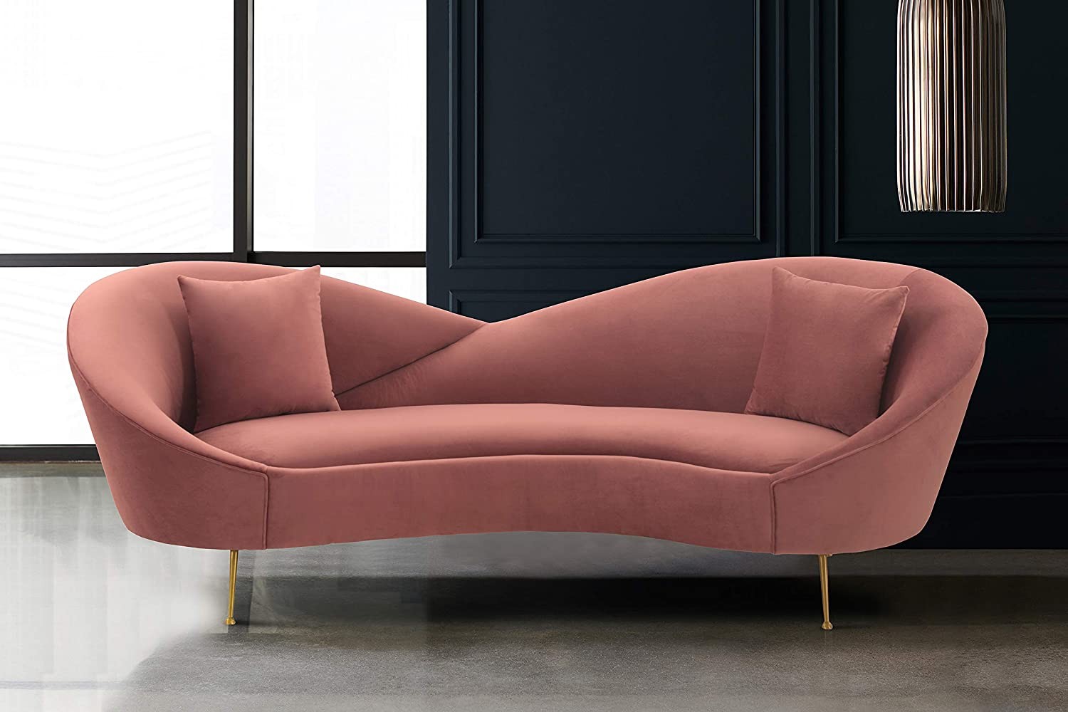 Armen Living Anabella, Sofa, Blush