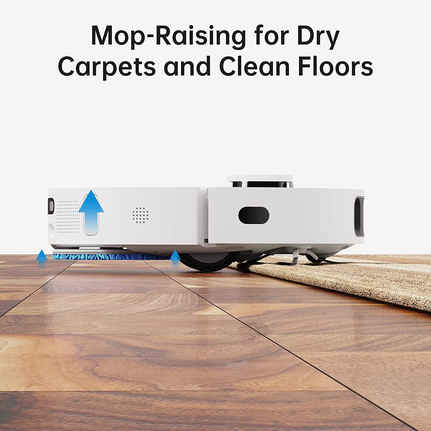 Dreametech L10s Ultra Robot Vacuum and Mop Combo, Auto Mop Cleaning and Drying, Self-refilling and Self-Emptying Base for 60 Days of Cleaning, 5300Pa Suction and AI Navigation, Compatible with Alexa