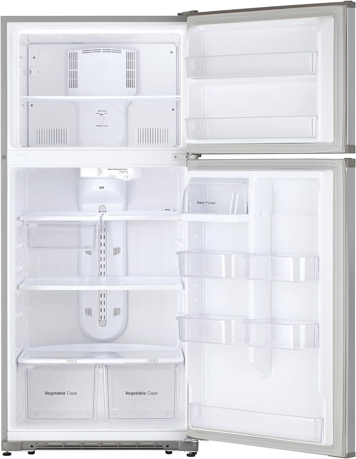 Winia WTE21GSSLD 21 Cu. Ft. Top Mount Refrigerator - Fingerprint Resistant Metallic Finish